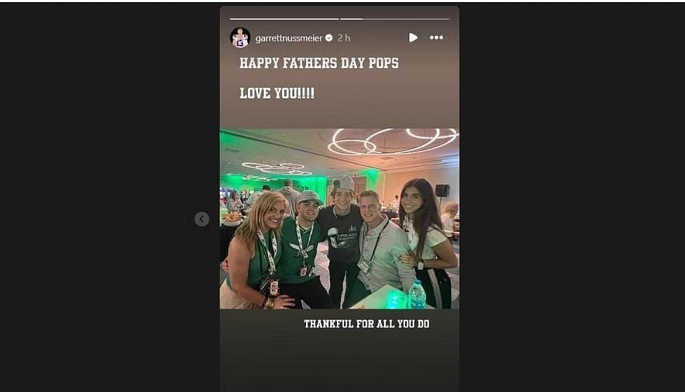 Nussmeier's IG story